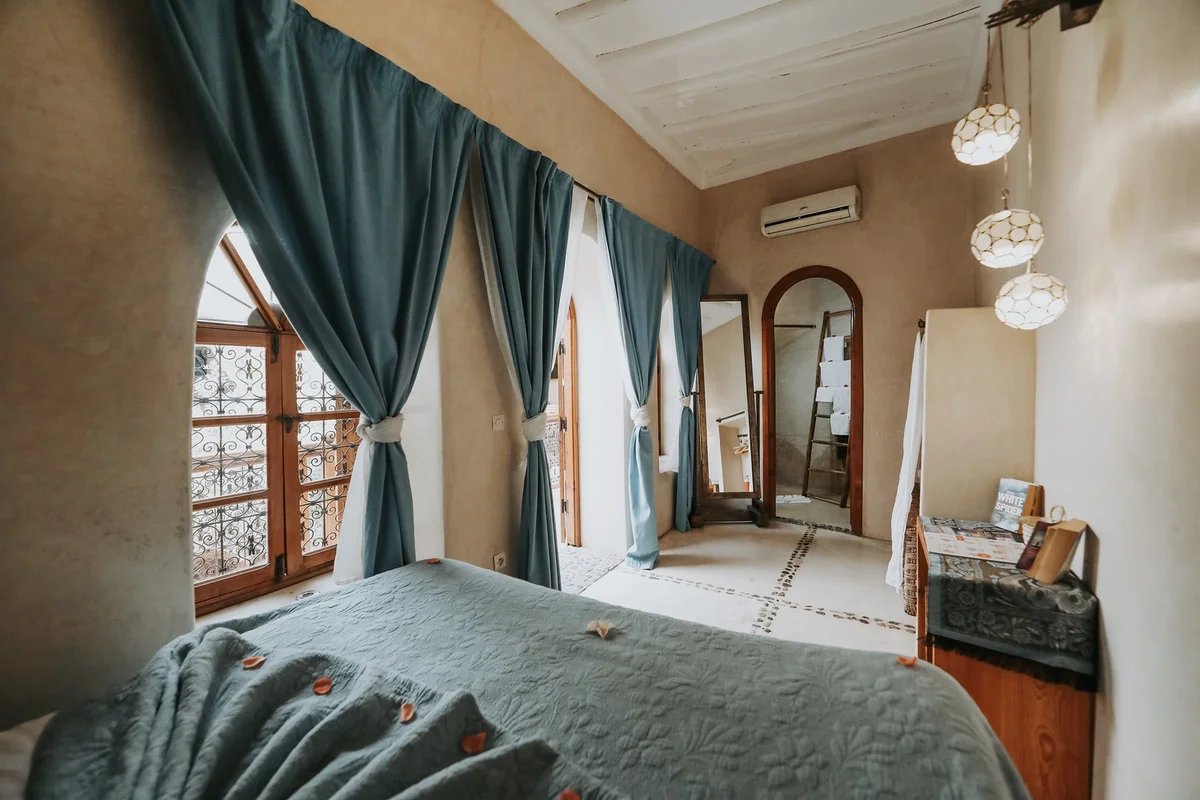 The Sirr Room at Dar Nour el Houda, on the patio gallery