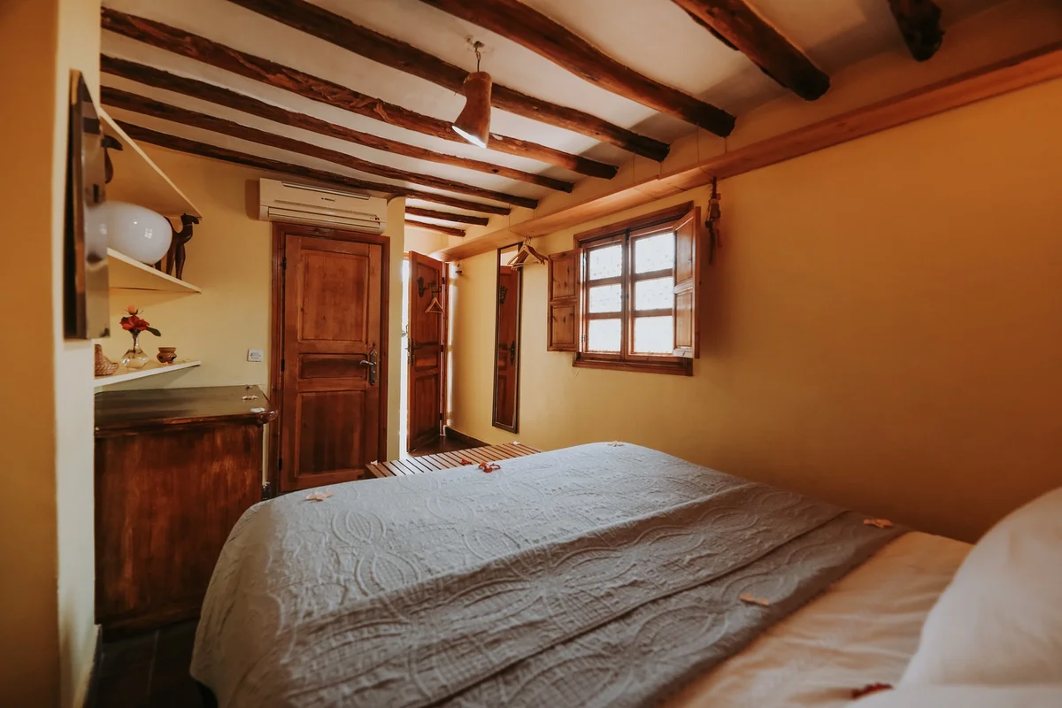 The Terrace Room at Dar Nour el Houda, overlooking the medina rooftops